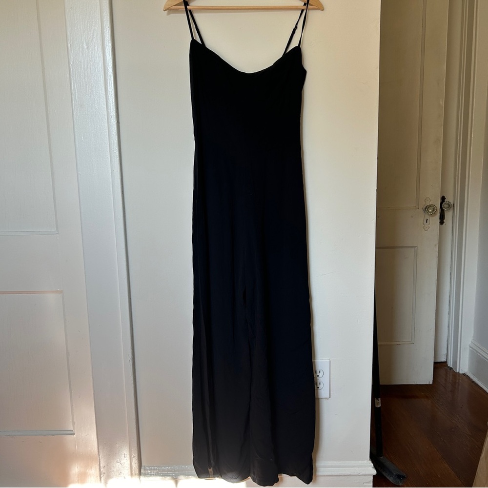 Reformation Black Jumpsuit
